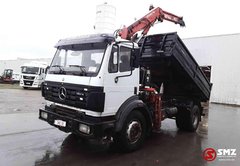 Mercedes-Benz SK 1824 lames grue Atlas Ak 80-1 - Caminhão basculante, Caminhão grua: foto 3 Mercedes-Benz SK 1824 lames grue Atlas Ak 80-1 - Caminhão basculante, Caminhão grua: foto 3