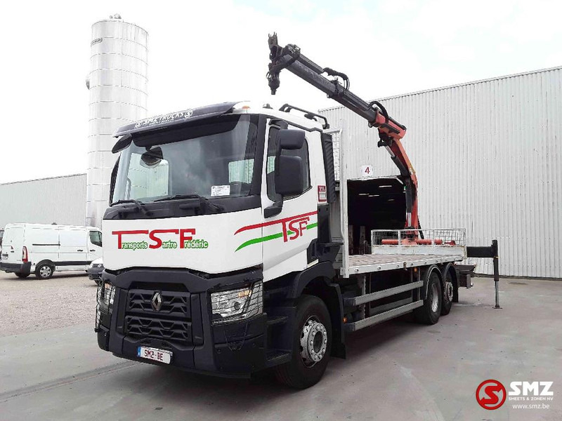 Renault C 430 palfinger pk 1001 remote - Camião de caixa aberta/ Plataforma, Caminhão grua: foto 3 Renault C 430 palfinger pk 1001 remote - Camião de caixa aberta/ Plataforma, Caminhão grua: foto 3