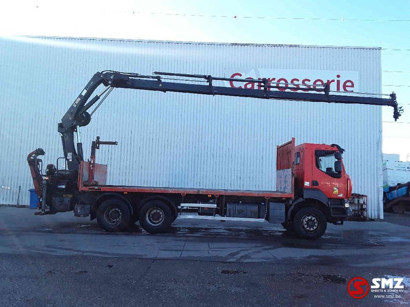 Renault Kerax 430 Hiab 211Ep4 +remote - Camião de caixa aberta/ Plataforma, Caminhão grua: foto 4 Renault Kerax 430 Hiab 211Ep4 +remote - Camião de caixa aberta/ Plataforma, Caminhão grua: foto 4