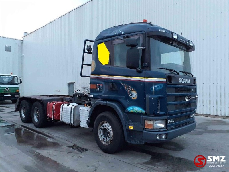 Scania 144 530 6x4 lames/meca - Camião de caixa aberta/ Plataforma: foto 1 Scania 144 530 6x4 lames/meca - Camião de caixa aberta/ Plataforma: foto 1