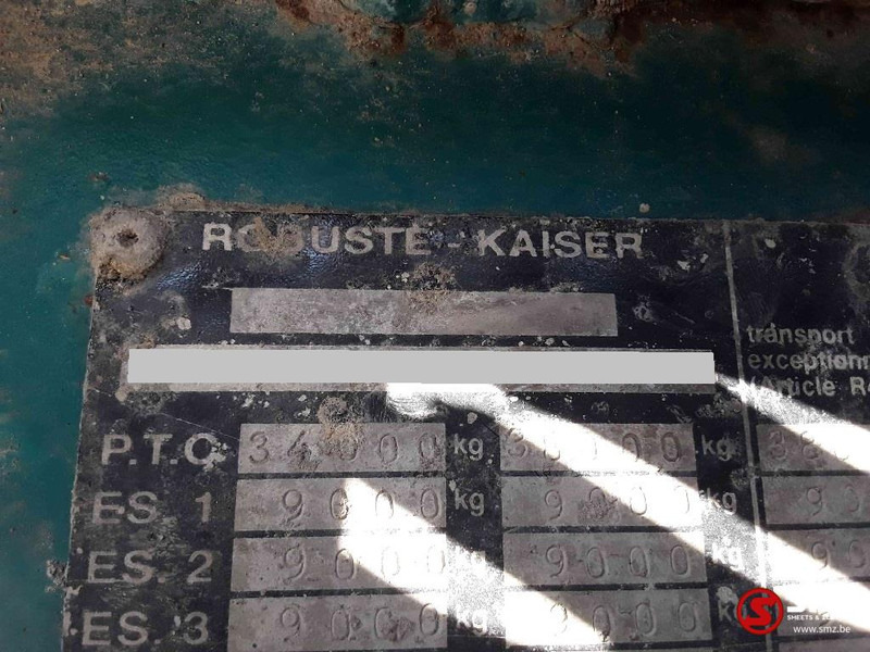 Semireboque Robuste Kaiser Oplegger Jonsered J130or steel: foto 12