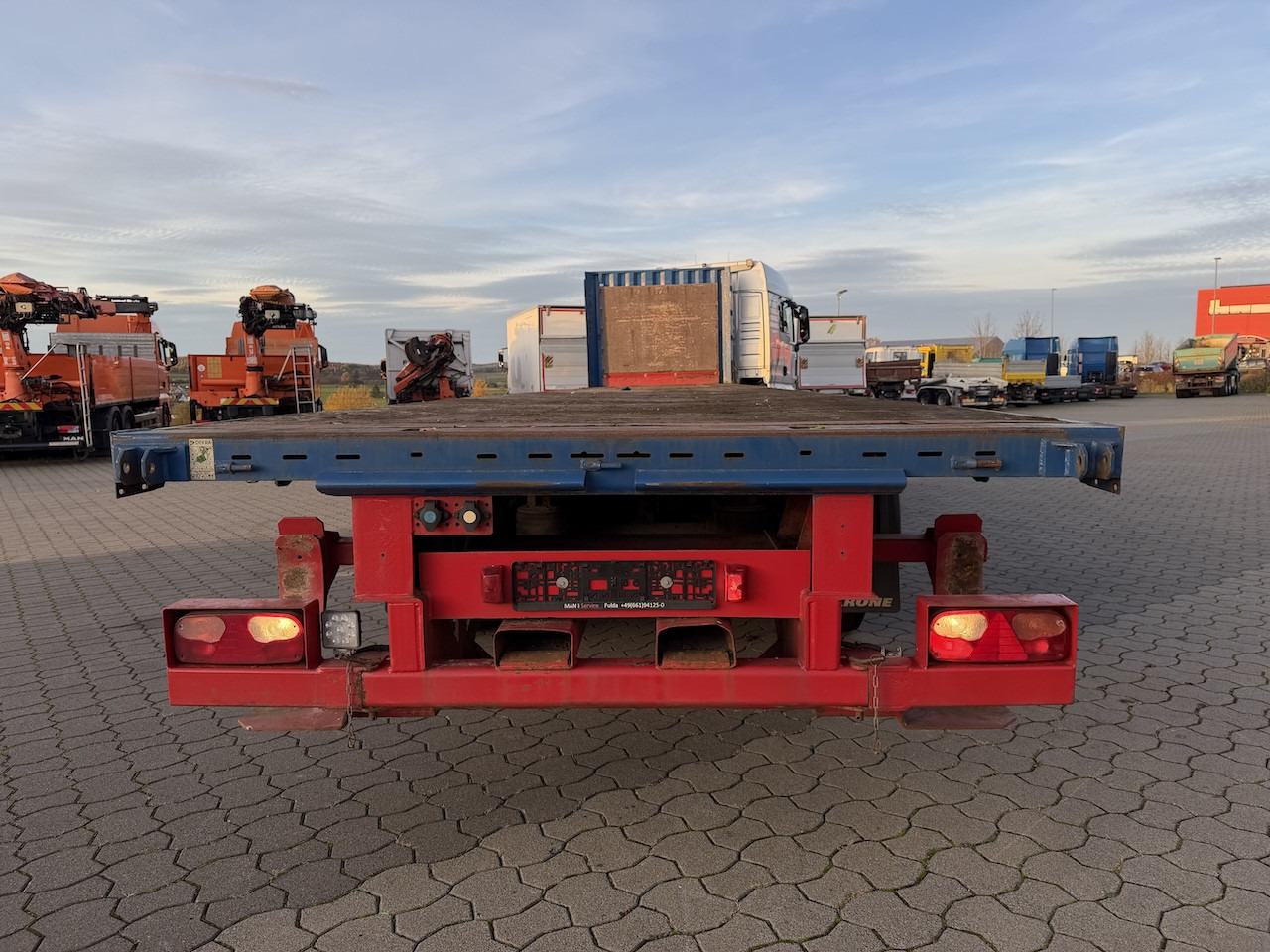 Krone SDP 27 - Semi-reboque plataforma/ Caixa aberta: foto 4 Krone SDP 27 - Semi-reboque plataforma/ Caixa aberta: foto 4