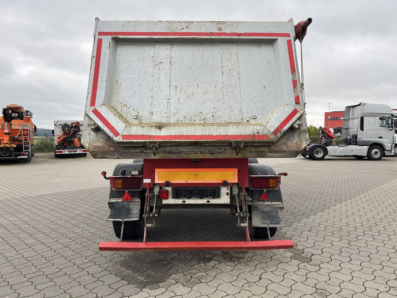 Semireboque basculante Langendorf SKS-HS 18/29  Kippauflieger Stahlmulde Liftachse: foto 7