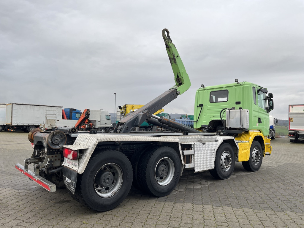 Caminhão polibenne Scania G 450 8x4  Trösch Abrollkipper: foto 9
