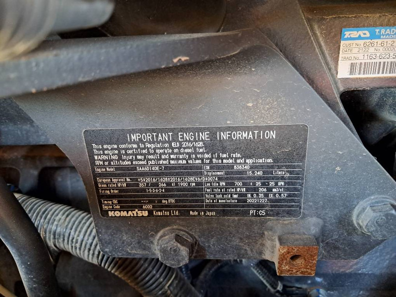 Komatsu WA500-8E0 - Carregadeira de rodas: foto 5 Komatsu WA500-8E0 - Carregadeira de rodas: foto 5