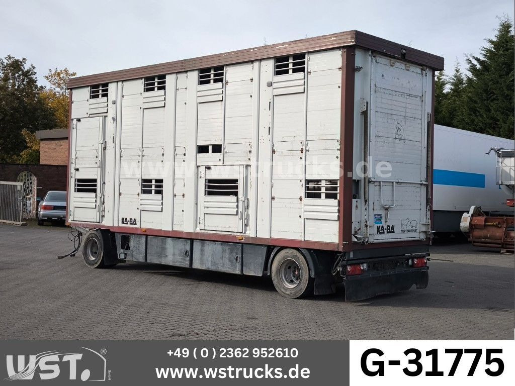 KABA 2 Stock Hubdach Vollalu 7,30m Viehanhänger - Reboque transporte de gado: foto 1 KABA 2 Stock Hubdach Vollalu 7,30m Viehanhänger - Reboque transporte de gado: foto 1