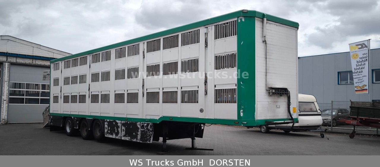 Menke-Janzen 3 Stock , Lenkachse , Hubdach - Semireboque transporte de gado: foto 2 Menke-Janzen 3 Stock , Lenkachse , Hubdach - Semireboque transporte de gado: foto 2