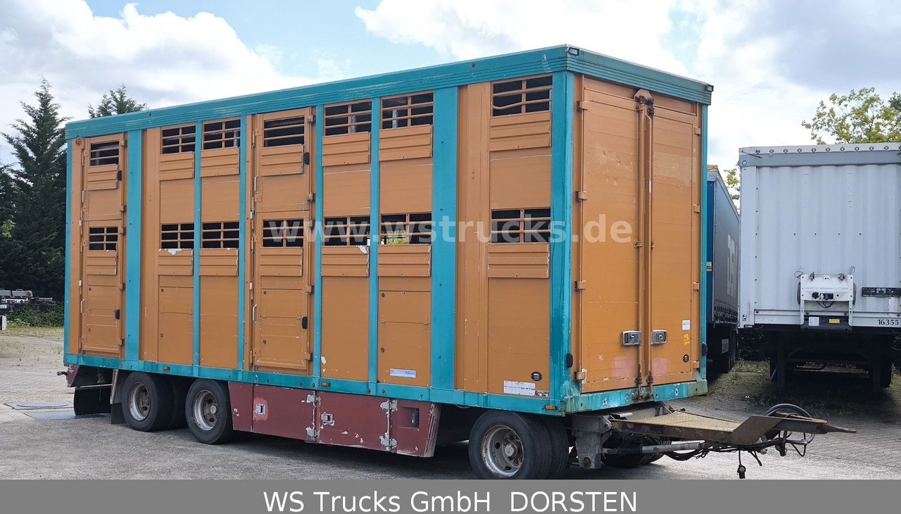 Menke-Janzen Menke 2 Stock Vollalu 8 m Hubdach Viehanhänger - Reboque transporte de gado: foto 3 Menke-Janzen Menke 2 Stock Vollalu 8 m Hubdach Viehanhänger - Reboque transporte de gado: foto 3