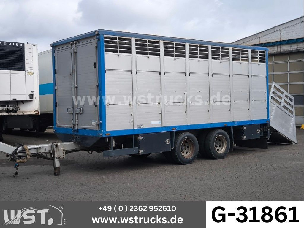 Menke-Janzen Tandem Einstock Top Zustand - Reboque transporte de gado: foto 1 Menke-Janzen Tandem Einstock Top Zustand - Reboque transporte de gado: foto 1