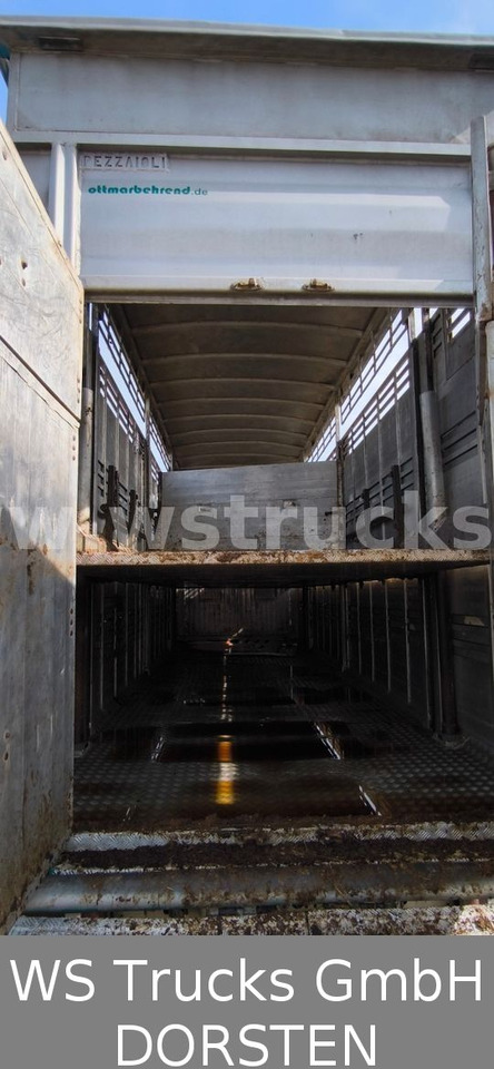 Reboque transporte de gado nuevo Pezzaioli Pezzaiolli 2 Stock RBA31F ausfahrbares Dach: foto 7