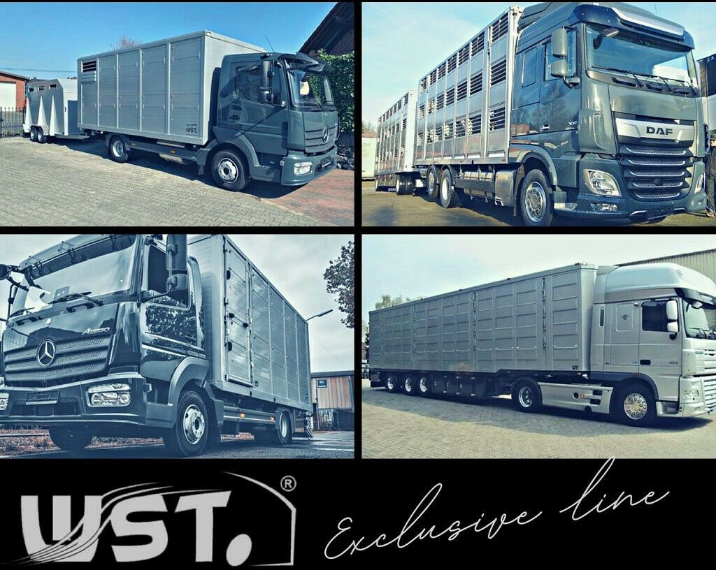 Reboque transporte de gado nuevo Pezzaioli Pezzaiolli 2 Stock RBA31F ausfahrbares Dach: foto 12