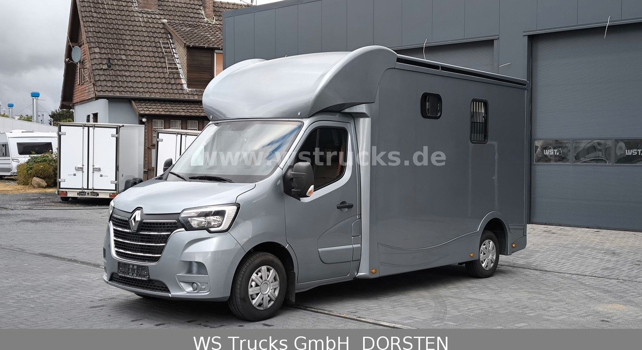 Renault Master 3 Sitze VollLeder Hengstausstattung - Caminhão para transporte de cavalos: foto 1 Renault Master 3 Sitze VollLeder Hengstausstattung - Caminhão para transporte de cavalos: foto 1