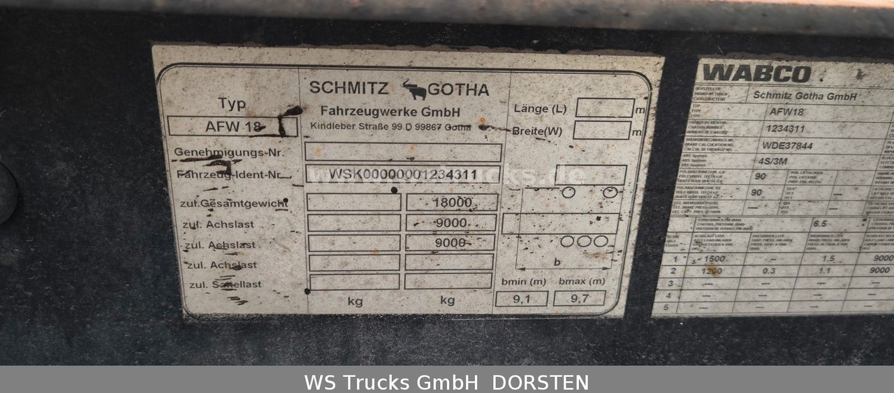 Schmitz Cargobull BDF Wechselbrücke AFW 18 - Reboque transportador de contêineres/ Caixa móvel: foto 5 Schmitz Cargobull BDF Wechselbrücke AFW 18 - Reboque transportador de contêineres/ Caixa móvel: foto 5