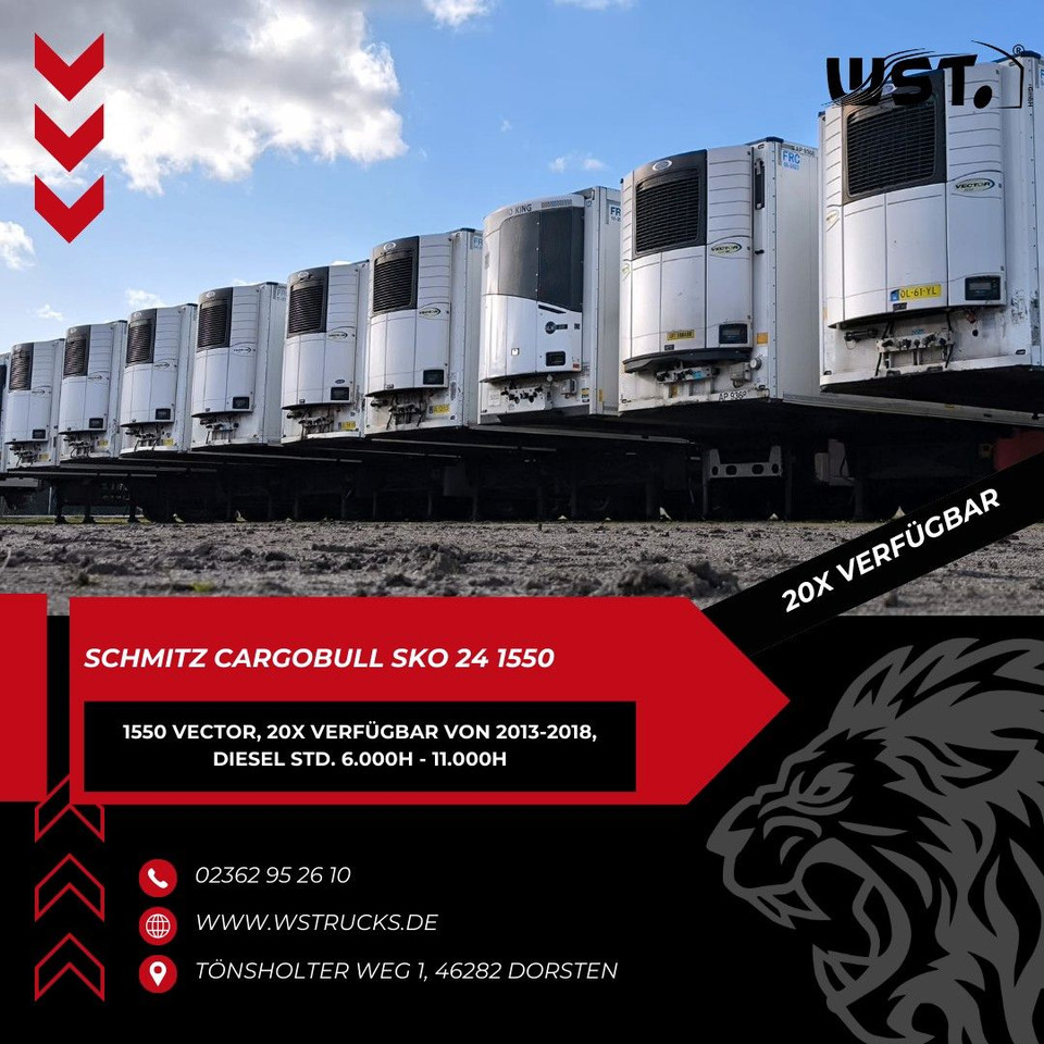 Schmitz Cargobull Kühlauflieger Blumenbreit Vector 1550 - Semireboque frigorífico: foto 1 Schmitz Cargobull Kühlauflieger Blumenbreit Vector 1550 - Semireboque frigorífico: foto 1