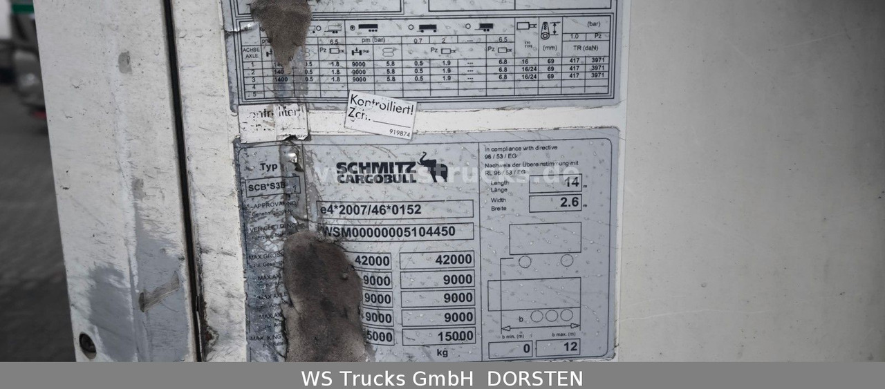 Schmitz Cargobull SKO 24 Kühlauflieger | Rohrbahn Vector 1850Mt - Semireboque furgão: foto 5 Schmitz Cargobull SKO 24 Kühlauflieger | Rohrbahn Vector 1850Mt - Semireboque furgão: foto 5