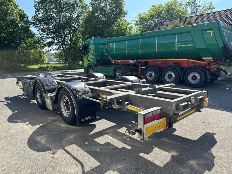 H&W 4 x Tandem Lafette MEGA verzinkt Mitnahmestapl. 7. 3 x Tandem Lafette MEGA verzinkt Mitnahmestapl. 7.82 m - Reboque transportador de contêineres/ Caixa móvel: foto 4 H&W 4 x Tandem Lafette MEGA verzinkt Mitnahmestapl. 7. 3 x Tandem Lafette MEGA verzinkt Mitnahmestapl. 7.82 m - Reboque transportador de contêineres/ Caixa móvel: foto 4