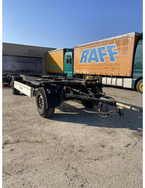 Krone 2- Achs Lafette !! HU/ TÜV NEU !! 2- Achs Lafette !! HU/ TÜV NEU !! - Reboque transportador de contêineres/ Caixa móvel: foto 4 Krone 2- Achs Lafette !! HU/ TÜV NEU !! 2- Achs Lafette !! HU/ TÜV NEU !! - Reboque transportador de contêineres/ Caixa móvel: foto 4