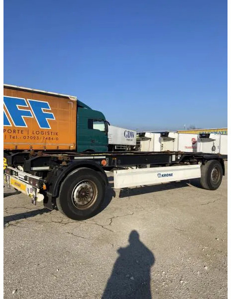 Krone 2- Achs Lafette !! HU/ TÜV NEU !! 2- Achs Lafette !! HU/ TÜV NEU !! - Reboque transportador de contêineres/ Caixa móvel: foto 2 Krone 2- Achs Lafette !! HU/ TÜV NEU !! 2- Achs Lafette !! HU/ TÜV NEU !! - Reboque transportador de contêineres/ Caixa móvel: foto 2