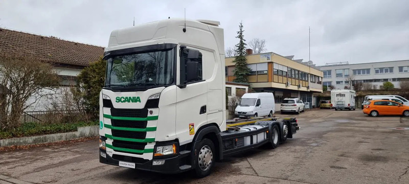 Scania 6X2 BDF Intarder Lenkachse VANTEC hyd. Hubrahmen - Caminhão transportador de contêineres/ Caixa móvel: foto 1 Scania 6X2 BDF Intarder Lenkachse VANTEC hyd. Hubrahmen - Caminhão transportador de contêineres/ Caixa móvel: foto 1