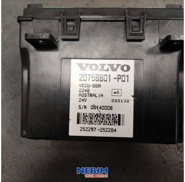 Volvo Volvo - 20758801 - Regeleenheid VECU-BBM - Peça de reposição de Caminhão: foto 2 Volvo Volvo - 20758801 - Regeleenheid VECU-BBM - Peça de reposição de Caminhão: foto 2