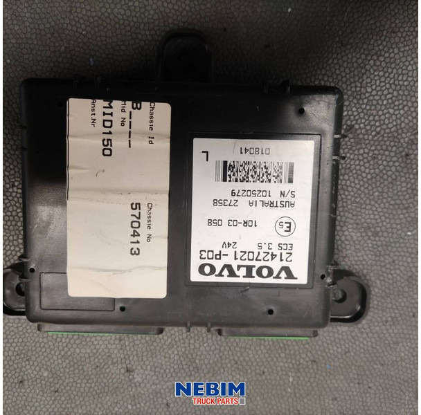 Volvo Volvo - 21427021 - Regeleenheid hoogteregeling - Peça de reposição de Caminhão: foto 2 Volvo Volvo - 21427021 - Regeleenheid hoogteregeling - Peça de reposição de Caminhão: foto 2