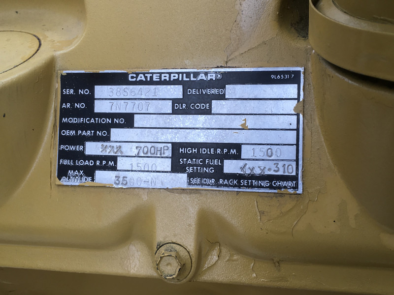 Caterpillar 3412 PC 38S GENERATOR 625KVA USED - Gerador elétrico: foto 5 Caterpillar 3412 PC 38S GENERATOR 625KVA USED - Gerador elétrico: foto 5