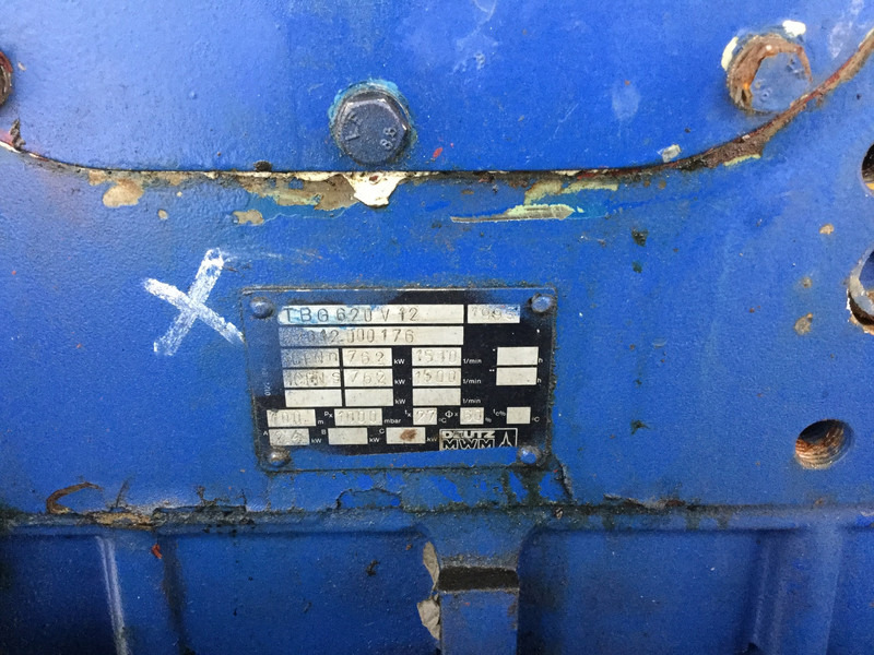 MWM TBG620V12 GENERATOR 738KVA USED - Gerador elétrico: foto 3 MWM TBG620V12 GENERATOR 738KVA USED - Gerador elétrico: foto 3