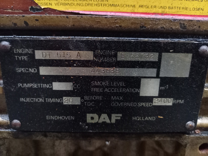 DAF DT 615 A USED - Máquina de construção: foto 5 DAF DT 615 A USED - Máquina de construção: foto 5