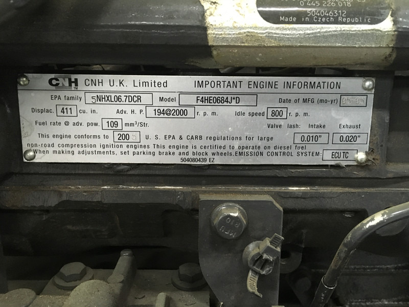 Máquina de construção Iveco F4HE0684J*D FOR PARTS: foto 7