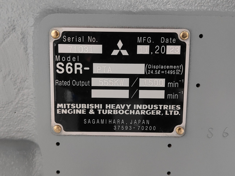 Mitsubishi S6R-PTA NEW - Máquina de construção: foto 1 Mitsubishi S6R-PTA NEW - Máquina de construção: foto 1