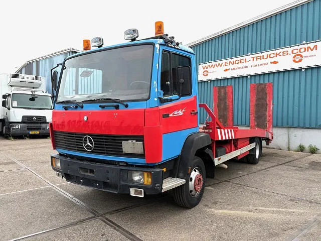 Mercedes-Benz LK 814 RECOVERY TRUCK / CAR-MACHINE TRANSPORTER (6-CILINDER / MANUAL GEARBOX / FULL STEEL SUSPENSION / WINCH / HYDRAULIC RAMPS) - Caminhão transporte de veículos: foto 1 Mercedes-Benz LK 814 RECOVERY TRUCK / CAR-MACHINE TRANSPORTER (6-CILINDER / MANUAL GEARBOX / FULL STEEL SUSPENSION / WINCH / HYDRAULIC RAMPS) - Caminhão transporte de veículos: foto 1
