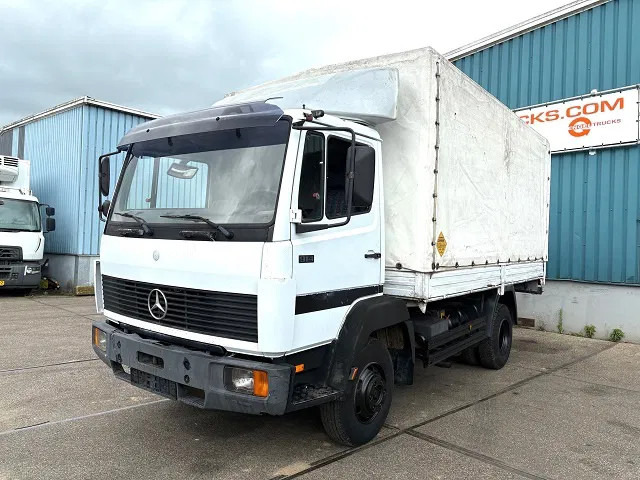 Mercedes-Benz LK 914 (6-CILINDER) WITH TENT BOX (MANUAL GEARBOX / FULL STEEL SUSPENSION / LOADING PLATFORM) - Caminhão com lona: foto 1 Mercedes-Benz LK 914 (6-CILINDER) WITH TENT BOX (MANUAL GEARBOX / FULL STEEL SUSPENSION / LOADING PLATFORM) - Caminhão com lona: foto 1