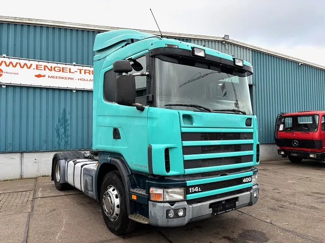 Scania R114-380 LA SLEEPERCAB 4x2 (EURO 2 / MANUAL GEARBOX / HYDRAULIC KIT / P.T.O. / FULL SPOILERSET / ETC.) - Tractor: foto 2 Scania R114-380 LA SLEEPERCAB 4x2 (EURO 2 / MANUAL GEARBOX / HYDRAULIC KIT / P.T.O. / FULL SPOILERSET / ETC.) - Tractor: foto 2