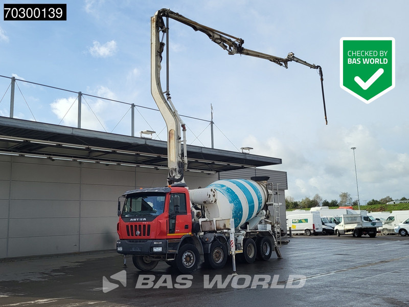 ASTRA HD8 84 45 8X4 31 meter Putzmeister TMP 31.89S PUMI + 7m3 mixer Euro 3 - Autobomba de betão: foto 1 ASTRA HD8 84 45 8X4 31 meter Putzmeister TMP 31.89S PUMI + 7m3 mixer Euro 3 - Autobomba de betão: foto 1