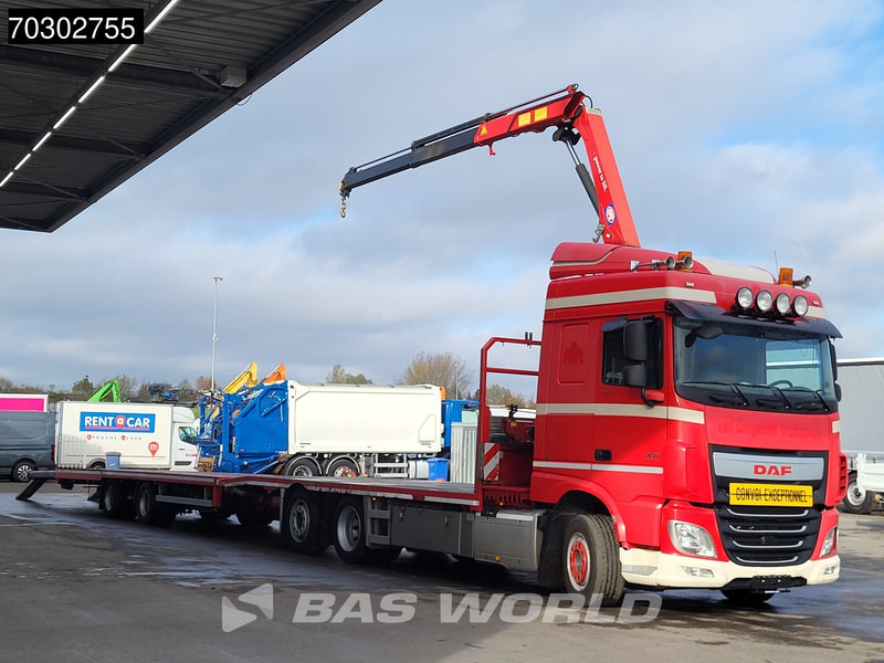 DAF XF 440 XF 6X2 NL-Truck Transporter APK HMF 900-K2 crane Winch Lift-Lenkachse Euro 6 - Caminhão, Caminhão grua: foto 2 DAF XF 440 XF 6X2 NL-Truck Transporter APK HMF 900-K2 crane Winch Lift-Lenkachse Euro 6 - Caminhão, Caminhão grua: foto 2