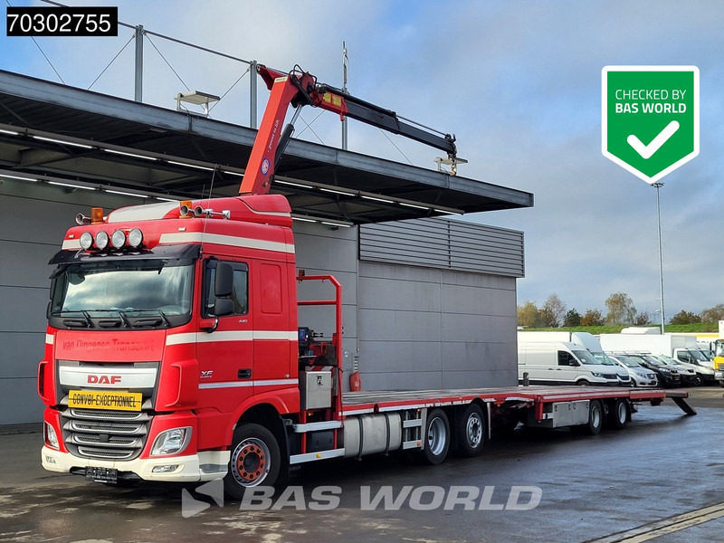 DAF XF 440 XF 6X2 NL-Truck Transporter APK HMF 900-K2 crane Winch Lift-Lenkachse Euro 6 - Caminhão, Caminhão grua: foto 1 DAF XF 440 XF 6X2 NL-Truck Transporter APK HMF 900-K2 crane Winch Lift-Lenkachse Euro 6 - Caminhão, Caminhão grua: foto 1