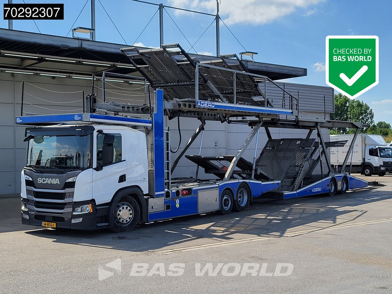 Scania P450 6X2 NL-Truck Car transporter Retarder Standklima Navi ACC LED Euro 6 - Caminhão: foto 1 Scania P450 6X2 NL-Truck Car transporter Retarder Standklima Navi ACC LED Euro 6 - Caminhão: foto 1