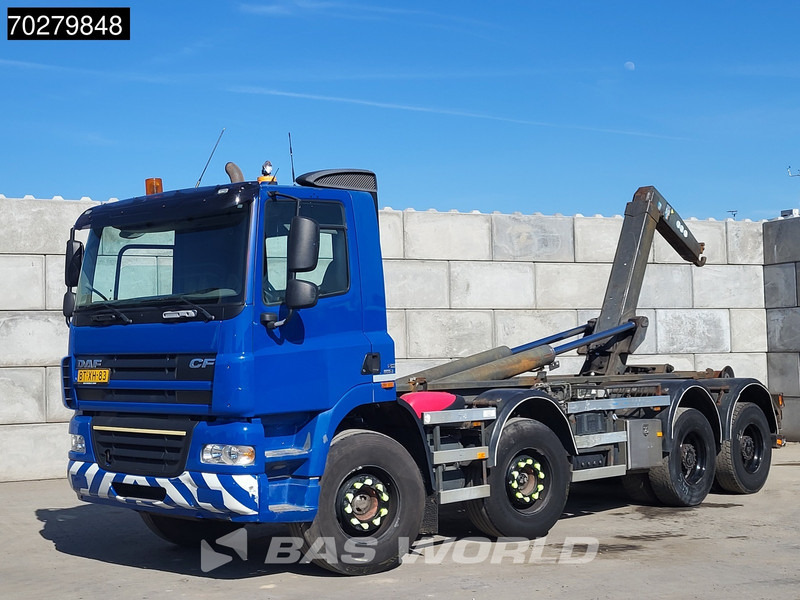 Caminhão polibenne DAF CF 410 8X4 NL-Truck 25tons VDL hooklift steel suspension Euro 5: foto 7