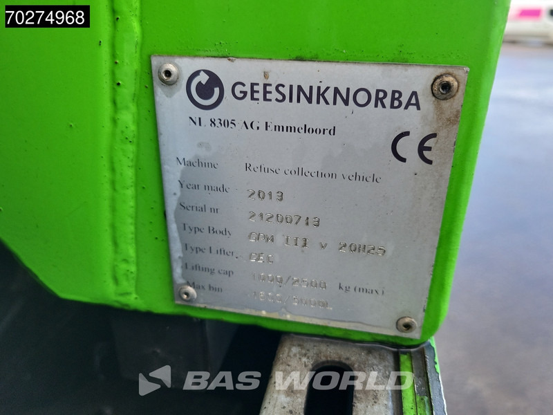 Caminhão de lixo DAF CF75.250 6X2 NL-Truck Lenkachse GeesinkNorba GPM III 20H25 Euro 5: foto 15