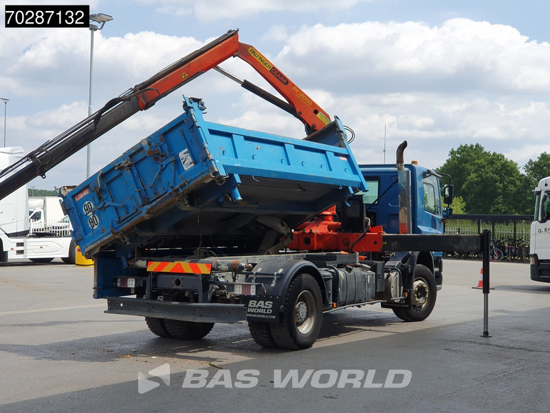 Caminhão basculante, Caminhão grua DAF CF75.310 4X2 Palfinger PK12000 Kran Crane 7m3 tipper Big-Axle Steelsuspension Euro 3: foto 9