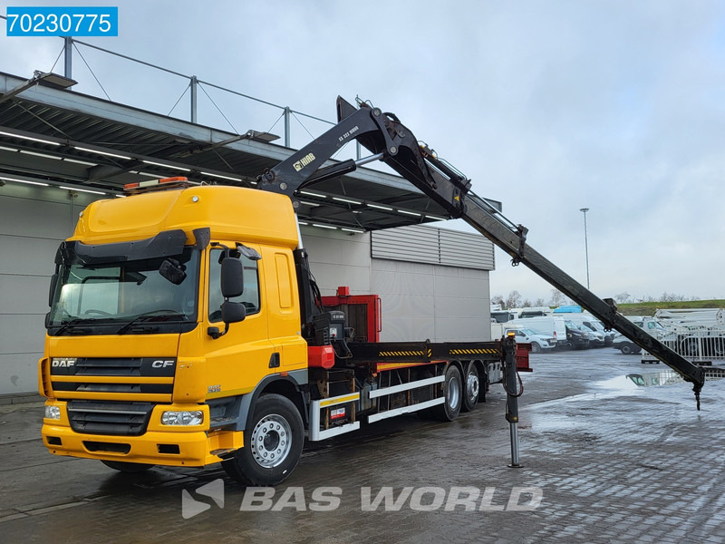 DAF CF75.310 6X2 RHD Manual Hiab 322EP-4 Hiduo Kran Crane Euro 5 - Camião de caixa aberta/ Plataforma, Caminhão grua: foto 5 DAF CF75.310 6X2 RHD Manual Hiab 322EP-4 Hiduo Kran Crane Euro 5 - Camião de caixa aberta/ Plataforma, Caminhão grua: foto 5