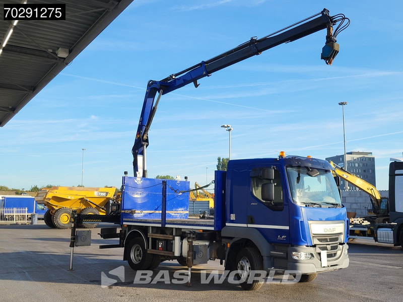 DAF LF 260 LF 4X2 HIAB 111 B-2 HIDUO Crane Automatic ACC Euro 6 - Camião de caixa aberta/ Plataforma, Caminhão grua: foto 3 DAF LF 260 LF 4X2 HIAB 111 B-2 HIDUO Crane Automatic ACC Euro 6 - Camião de caixa aberta/ Plataforma, Caminhão grua: foto 3