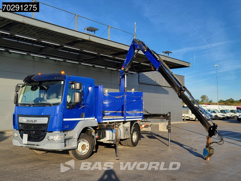 DAF LF 260 LF 4X2 HIAB 111 B-2 HIDUO Crane Automatic ACC Euro 6 - Camião de caixa aberta/ Plataforma, Caminhão grua: foto 5 DAF LF 260 LF 4X2 HIAB 111 B-2 HIDUO Crane Automatic ACC Euro 6 - Camião de caixa aberta/ Plataforma, Caminhão grua: foto 5