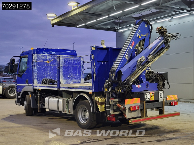 DAF LF 260 LF 4X2 Hiab 111 B-2 HIDUO Crane Kran Remote control Automatic ACC Euro 6 - Camião de caixa aberta/ Plataforma, Caminhão grua: foto 2 DAF LF 260 LF 4X2 Hiab 111 B-2 HIDUO Crane Kran Remote control Automatic ACC Euro 6 - Camião de caixa aberta/ Plataforma, Caminhão grua: foto 2