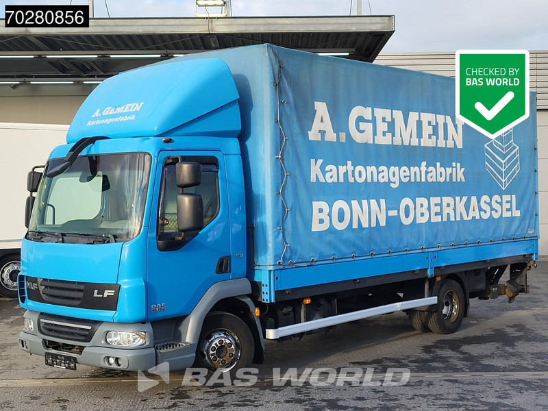 DAF LF45.160 4X2 7.5tonner Manual 1500kg Ladebordwand Euro 5 - Caminhão com lona: foto 1 DAF LF45.160 4X2 7.5tonner Manual 1500kg Ladebordwand Euro 5 - Caminhão com lona: foto 1