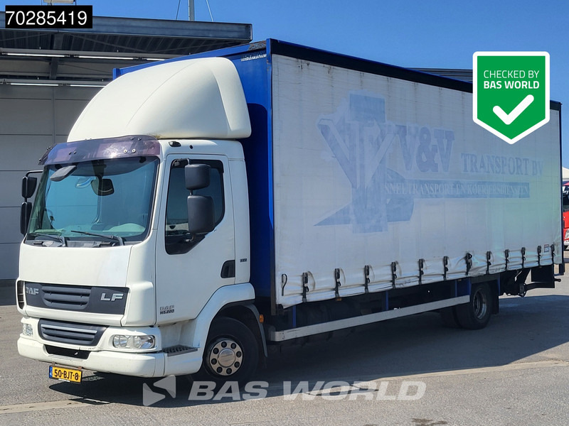 DAF LF45.220 LF 4X2 12tons NL-Truck 1500kg Ladebordwand Automatic EEV - Caminhão com lona: foto 1 DAF LF45.220 LF 4X2 12tons NL-Truck 1500kg Ladebordwand Automatic EEV - Caminhão com lona: foto 1