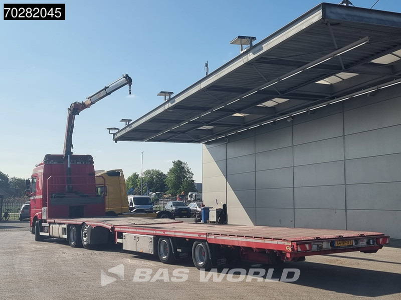 DAF XF 440 6X2 NL-Truck Transporter HMF 900-K2 Kran Winch Lift-Lenkachse Euro 6 - Camião de caixa aberta/ Plataforma, Caminhão grua: foto 2 DAF XF 440 6X2 NL-Truck Transporter HMF 900-K2 Kran Winch Lift-Lenkachse Euro 6 - Camião de caixa aberta/ Plataforma, Caminhão grua: foto 2