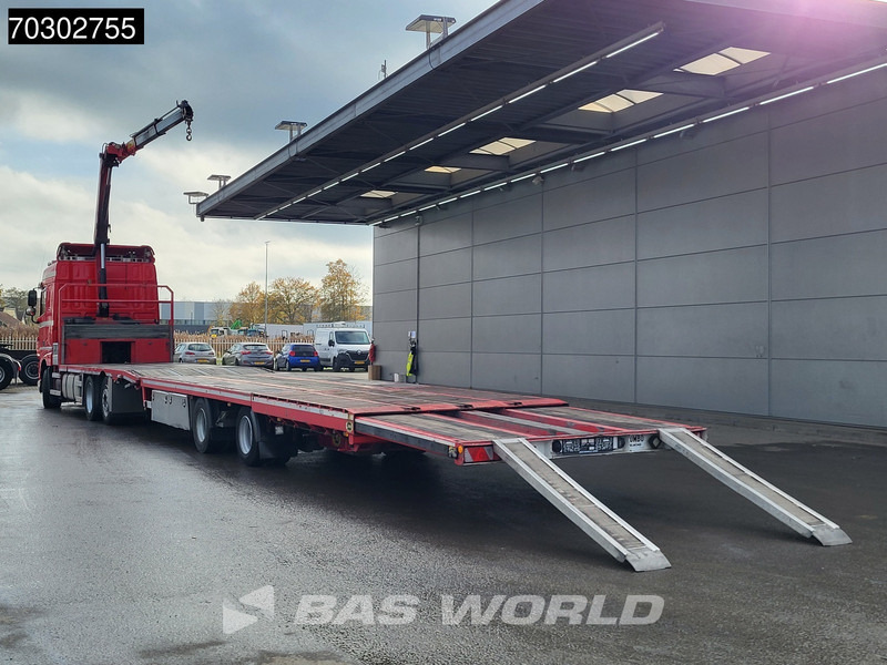 DAF XF 440 XF 6X2 NL-Truck Transporter APK HMF 900-K2 crane Winch Lift-Lenkachse Euro 6 - Camião de caixa aberta/ Plataforma, Caminhão grua: foto 3 DAF XF 440 XF 6X2 NL-Truck Transporter APK HMF 900-K2 crane Winch Lift-Lenkachse Euro 6 - Camião de caixa aberta/ Plataforma, Caminhão grua: foto 3