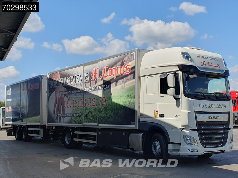 DAF XF 480 4X2 NL Combi 1500kg Ladebordwand Retarder Standklima Automatic ACC Euro 6 - Caminhão furgão: foto 3 DAF XF 480 4X2 NL Combi 1500kg Ladebordwand Retarder Standklima Automatic ACC Euro 6 - Caminhão furgão: foto 3