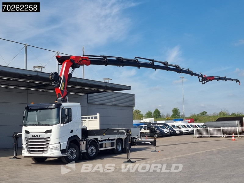 DAF XF 530 8X2 NEW Palfinger PK580 TEC Kran Crane Fly-Jib 2.5t Winch Lift+Lenkasche Retarder - Camião de caixa aberta/ Plataforma, Caminhão grua: foto 3 DAF XF 530 8X2 NEW Palfinger PK580 TEC Kran Crane Fly-Jib 2.5t Winch Lift+Lenkasche Retarder - Camião de caixa aberta/ Plataforma, Caminhão grua: foto 3